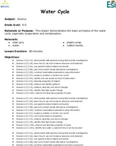 Water Cycle Lesson Plan Water Cycle Lesson Plan