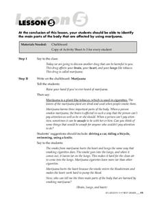 Marijuana Lesson Plan Marijuana Lesson Plan