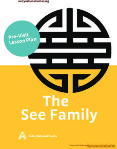 The See Family Lesson Plan The See Family Lesson Plan