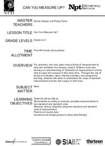 Can You Measure Up? Lesson Plan Can You Measure Up? Lesson Plan