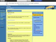 Identity Lesson Plan Identity Lesson Plan