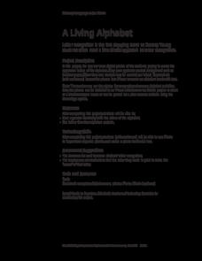 A Living Alphabet Lesson Plan A Living Alphabet Lesson Plan