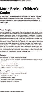 Movie Books- Children's Stories Lesson Plan Movie Books- Children's Stories Lesson Plan