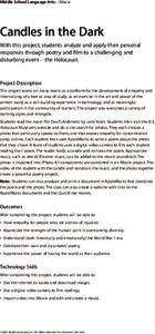 Candles in the Dark Lesson Plan Candles in the Dark Lesson Plan