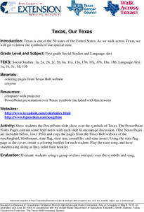 Texas, Our Texas Presentation Texas, Our Texas Presentation