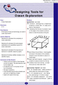 Designing Tools for Ocean Exploration Lesson Plan Designing Tools for Ocean Exploration Lesson Plan