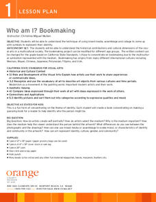 Who am I? Bookmaking Lesson Plan Who am I? Bookmaking Lesson Plan