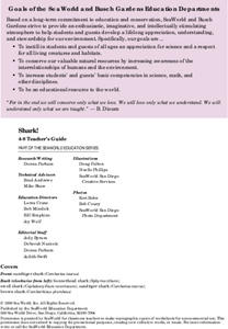 Shark! Lesson Plan Shark! Lesson Plan