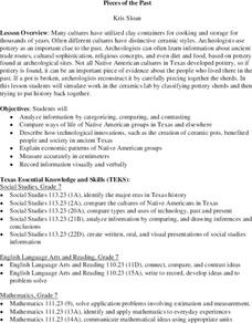 Pieces of the Past Lesson Plan Pieces of the Past Lesson Plan