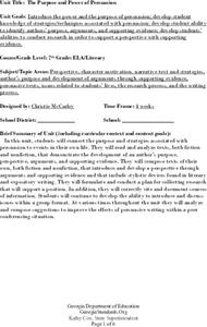 The Purpose and Power of Persuasion Lesson Plan The Purpose and Power of Persuasion Lesson Plan