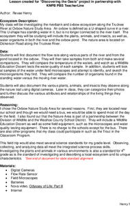 Discovering the Oasis Lesson Plan Discovering the Oasis Lesson Plan