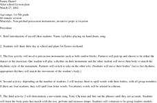Movement Lesson Plan Movement Lesson Plan
