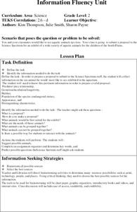 Information Fluency Unit Lesson Plan Information Fluency Unit Lesson Plan