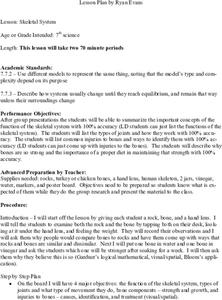 Skeletal System Lesson Plan Skeletal System Lesson Plan