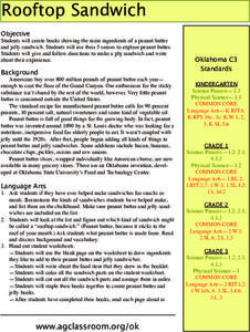Rooftop Sandwich Lesson Plan Rooftop Sandwich Lesson Plan