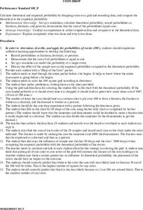 Coin Drop Lesson Plan Coin Drop Lesson Plan