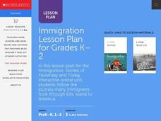 Immigration For Grades K-2 Lesson Plan Immigration For Grades K-2 Lesson Plan