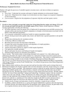 The Gene Scene Lesson Plan The Gene Scene Lesson Plan