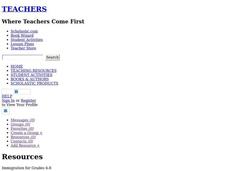 Immigration for Grades 6-8 Lesson Plan Immigration for Grades 6-8 Lesson Plan