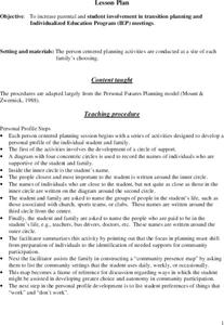 Parent and Student Involvement In Transition Planning Lesson Plan Parent and Student Involvement In Transition Planning Lesson Plan