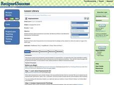 Impressionism Lesson Plan Impressionism Lesson Plan