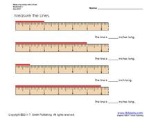 Inches Worksheet Inches Worksheet