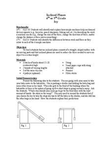 Inclined Planes Lesson Plan Inclined Planes Lesson Plan