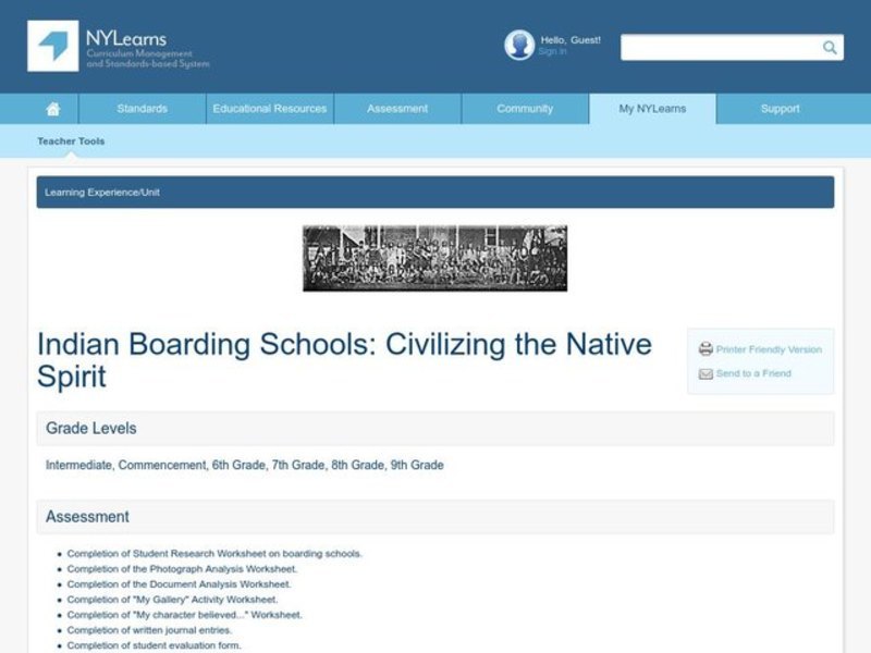 Indian Boarding Schools Lesson Plan Indian Boarding Schools Lesson Plan