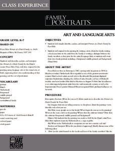 Family Portraits Lesson Plan Family Portraits Lesson Plan