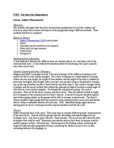 Indirect Measurement Lesson Plan Indirect Measurement Lesson Plan