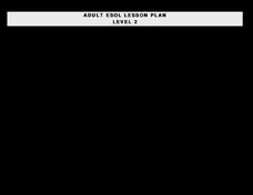 ESOL Safety and Security Lesson Plan ESOL Safety and Security Lesson Plan