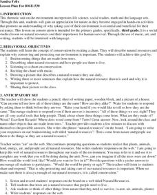 Conservation Lesson Plan Conservation Lesson Plan