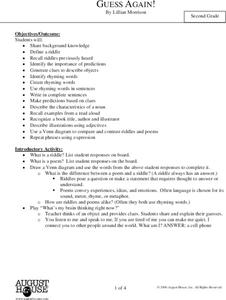 Guess Again! Lesson Plan Guess Again! Lesson Plan