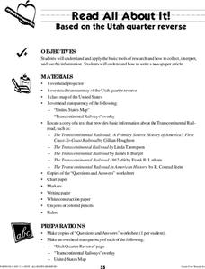 Read All About It Lesson Plan Read All About It Lesson Plan