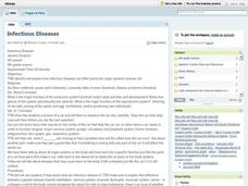 Infectious Diseases Lesson Plan Infectious Diseases Lesson Plan