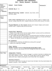 Holidays Around The World Lesson Plan Holidays Around The World Lesson Plan
