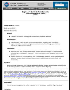 Determining Center of Gravity Lesson Plan Determining Center of Gravity Lesson Plan