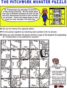 The Patchwork Monster Puzzle Organizer The Patchwork Monster Puzzle Organizer