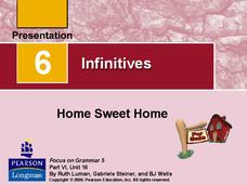 Infinitives PPT Infinitives PPT