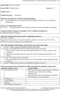 Think Positive! Lesson Plan Think Positive! Lesson Plan