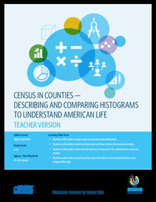 Census in Counties - Describing and Comparing Histograms to Understand American Life Activity Census in Counties - Describing and Comparing Histograms to Understand American Life Activity