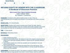 Infusing Equity by Gender Into the Classroom Lesson Plan Infusing Equity by Gender Into the Classroom Lesson Plan