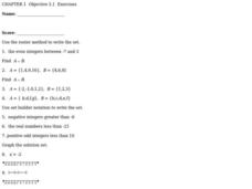 Integers Worksheet Integers Worksheet