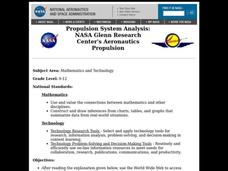 Aeronautics Propulsion Lesson Plan Aeronautics Propulsion Lesson Plan