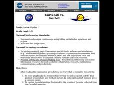 Curveball vs. Fastball Lesson Plan Curveball vs. Fastball Lesson Plan