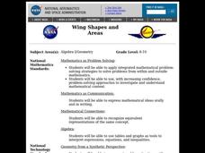 Wing Shapes and Areas Lesson Plan Wing Shapes and Areas Lesson Plan