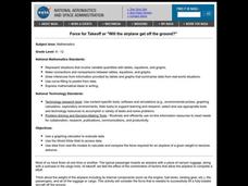 Math: Will The Airplane Get Off the Ground? Lesson Plan Math: Will The Airplane Get Off the Ground? Lesson Plan