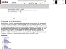 Technology in the 21st Century Lesson Plan Technology in the 21st Century Lesson Plan