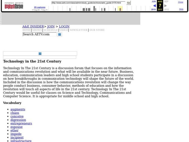 Technology in the 21st Century Lesson Plan Technology in the 21st Century Lesson Plan