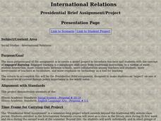 International Relations Lesson Plan International Relations Lesson Plan